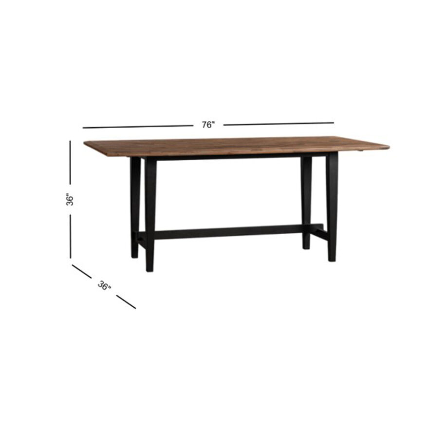 Austin Fixed Top Trestle Counter Table