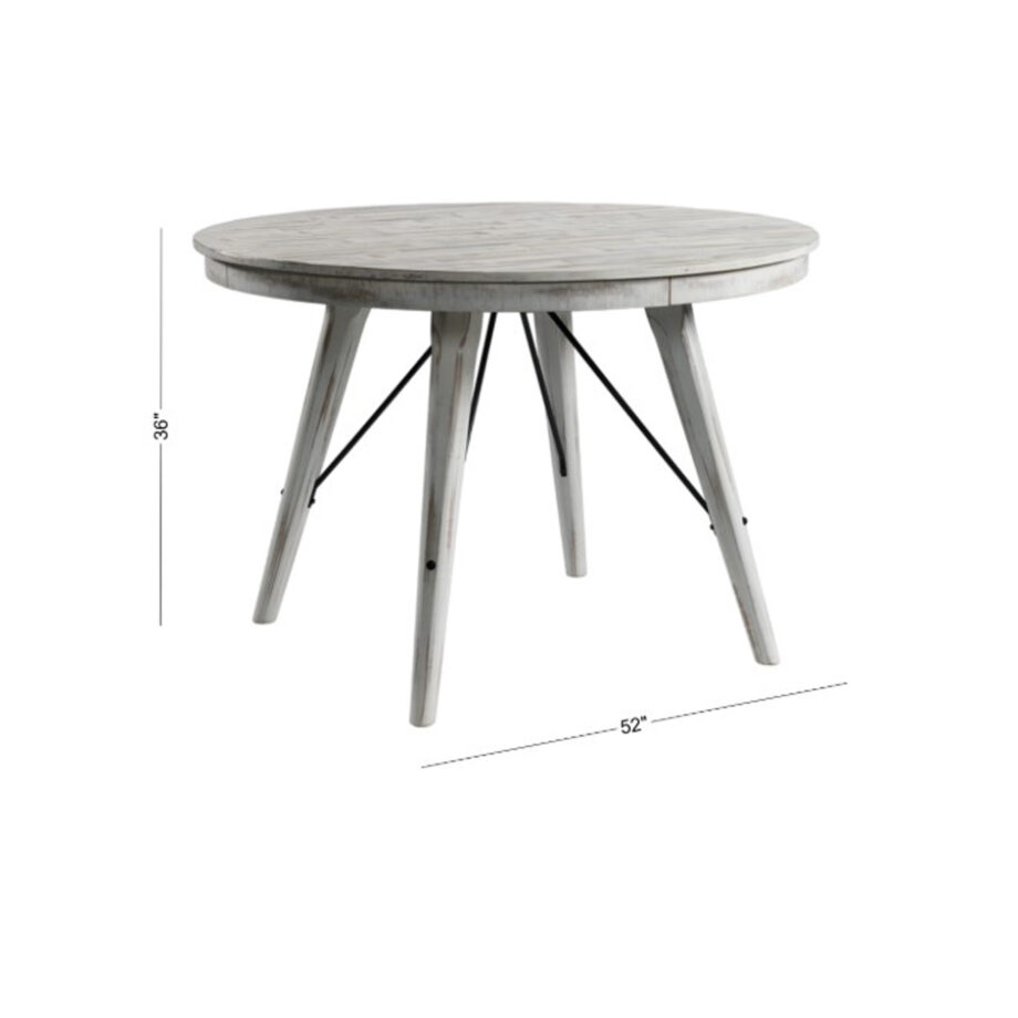 Modern Rustic Round Counter Table