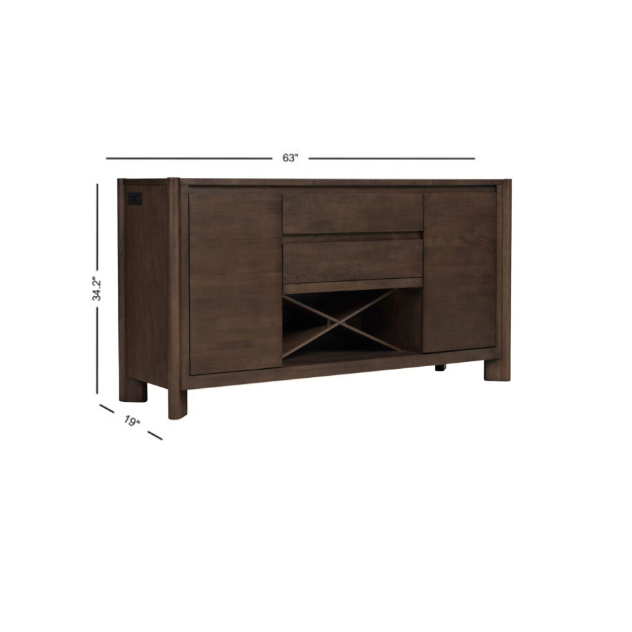 West End Sideboard | Saddle Brown