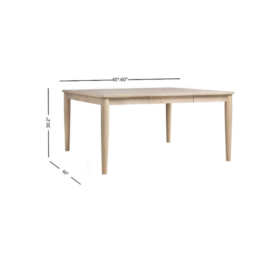 West End Spindle Leg Table | Natural