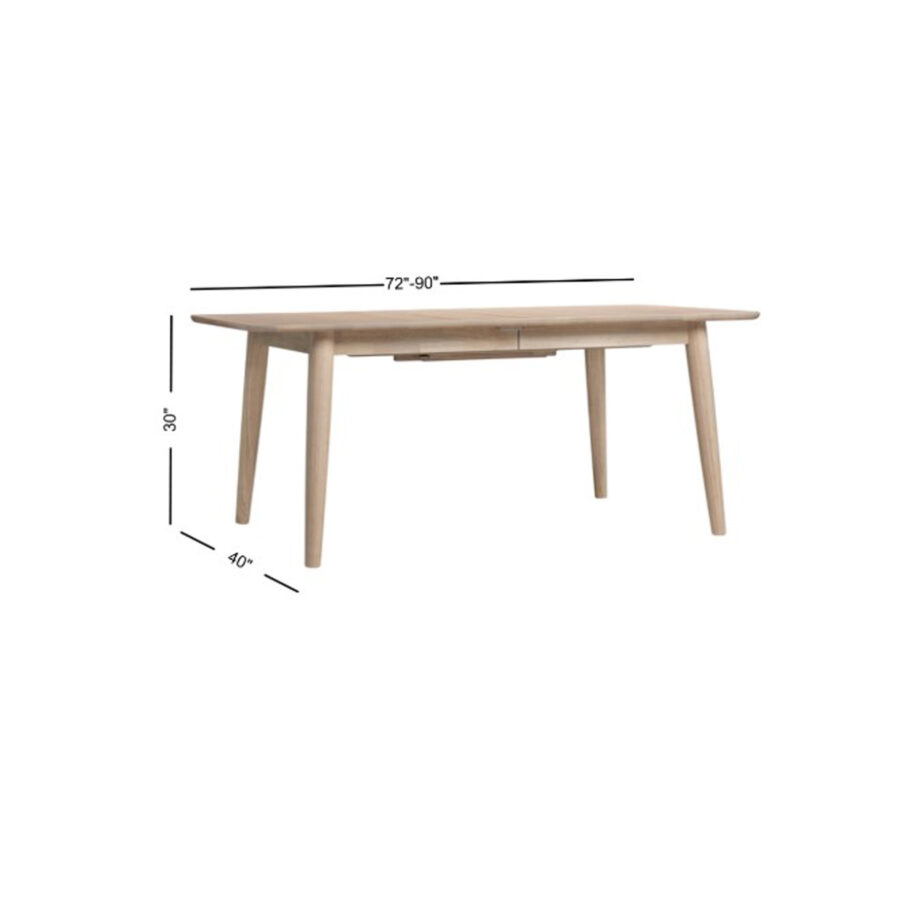 West End Spindle Leg Table | Natural