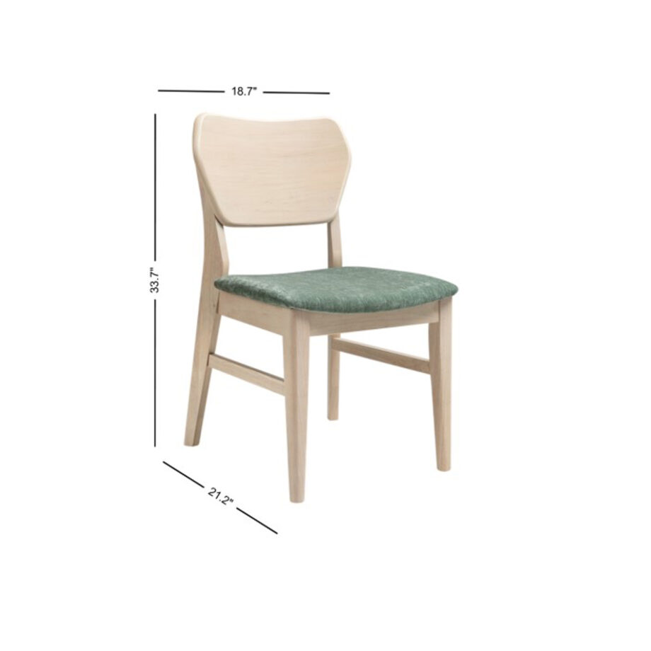 West End Curved Panel - Sage Green | Natural