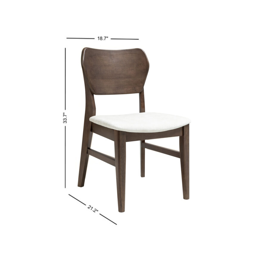 West End Curved Panel - Ivory | Saddle Brown