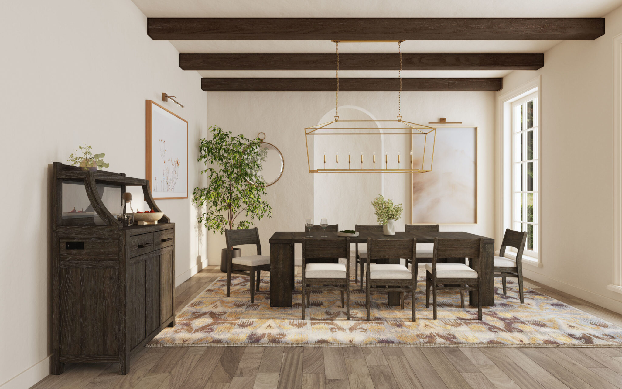 Flex Stackable Panel Chair | Reclaimed Chevron