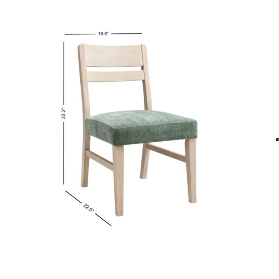West End Ladder Chair - Sage Green | Natural