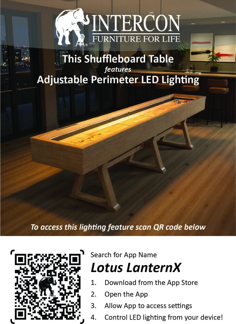 12' Shuffleboard Table