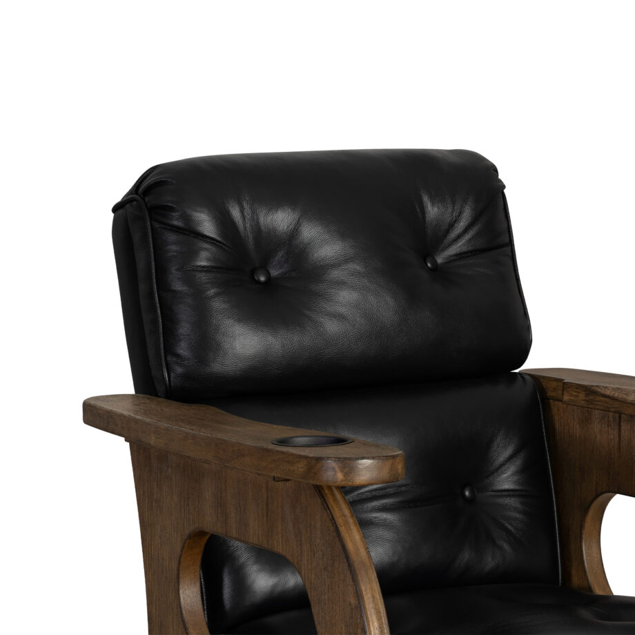 Tavern Spectator Barstool | Black Seat