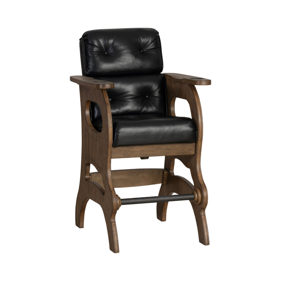 Tavern Spectator Barstool | Black Seat
